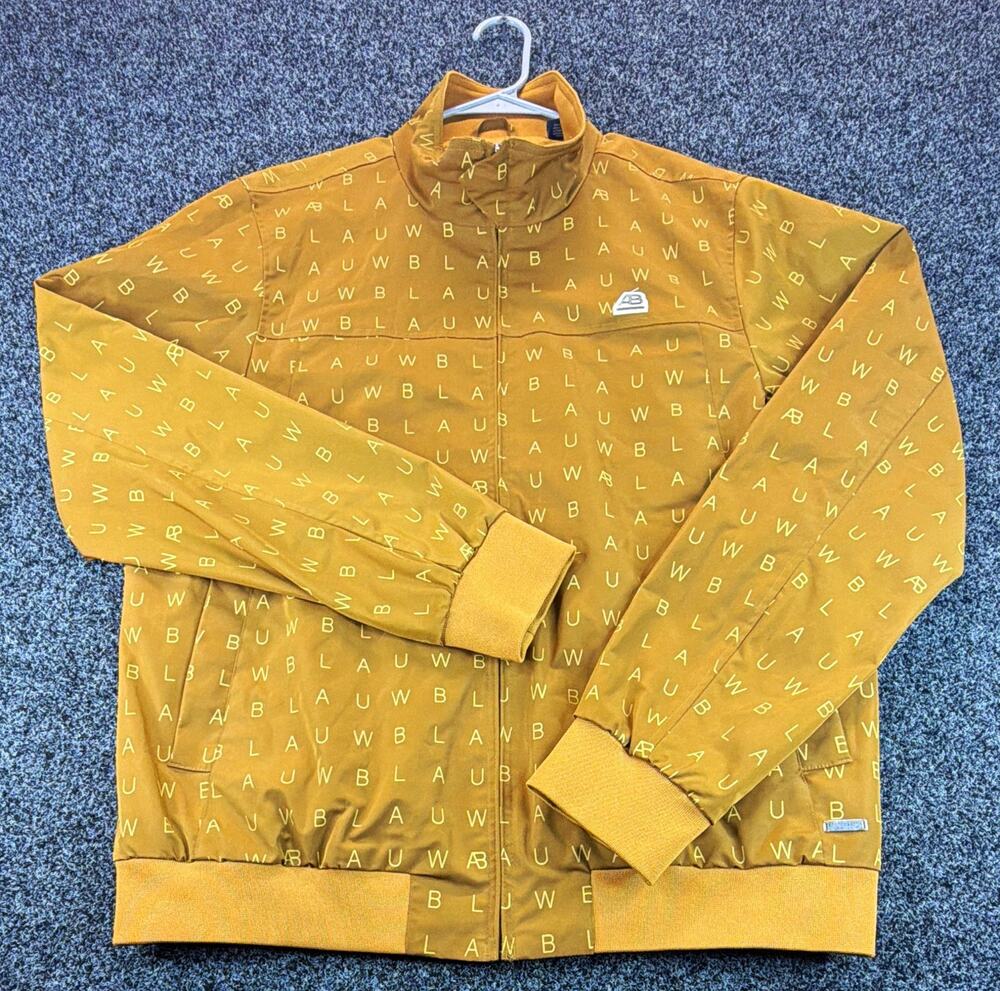Scotch & Soda Brown Bomber Jacket Full Zip Lined Pockets Stand Collar Men’s 2XL